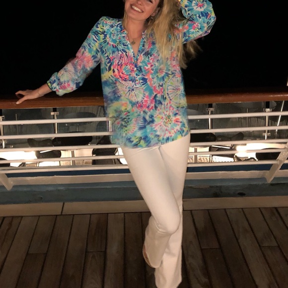 Lilly Pulitzer Tops - Lilly firework shirt